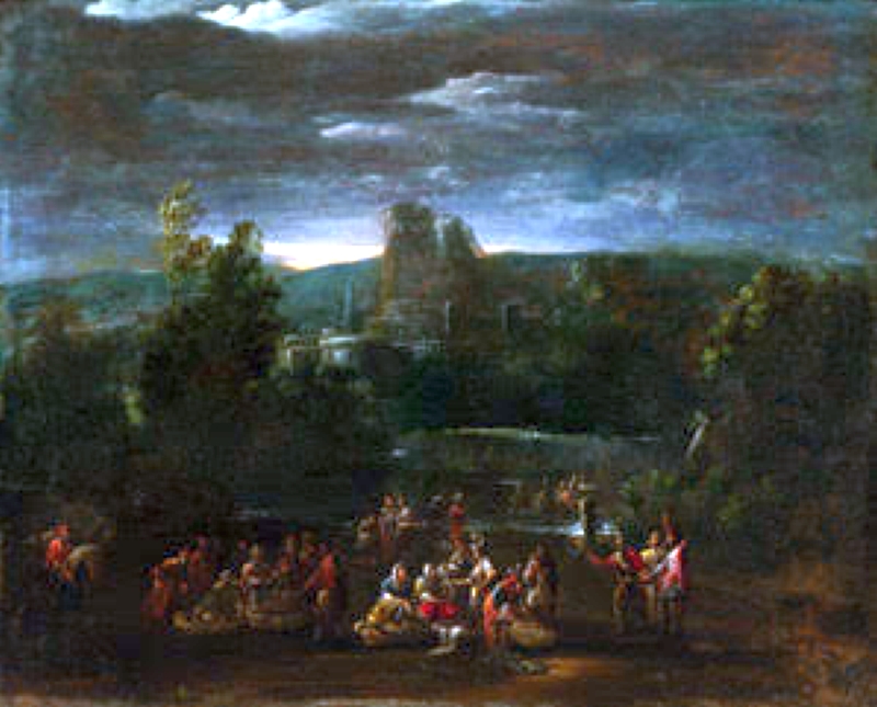 mastelletta Dipinto antico - Mastelletta